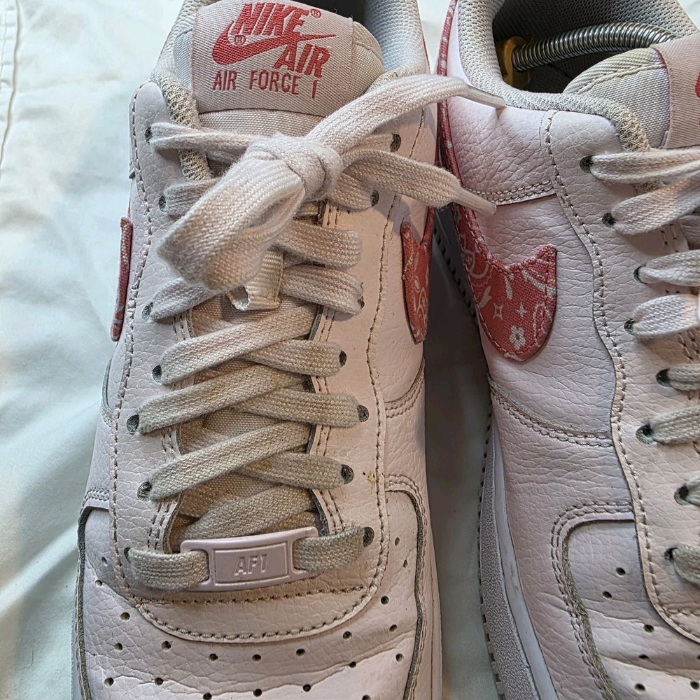 Nike Air Force 1 Low '07 Paisley Pack Pink US 11 FD1448-664 Tennis Shoe - Picture 5 of 10